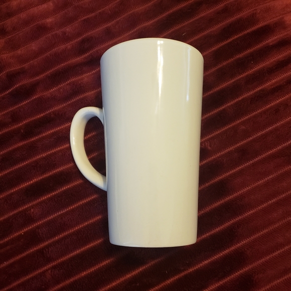 Shonfeld's Large Tall Ceramic Cocoa Mug Cup 14 oz White and Black - Picture 3 of 5